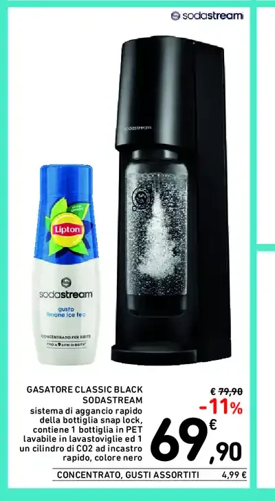 Gasatore Classic Black