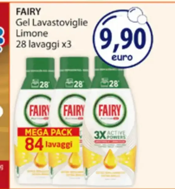 Fairy gel lavastoviglie limone