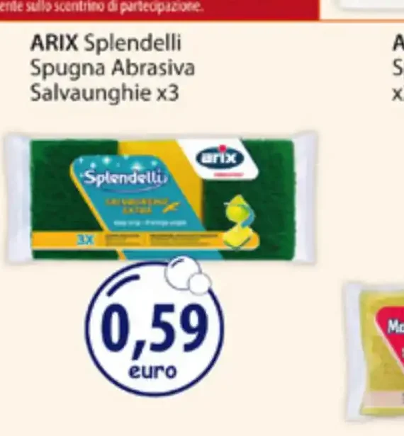 Arix splendelli spugna abrasiva