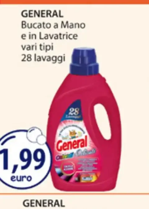 General Bucato a Mano e in Lavatrice