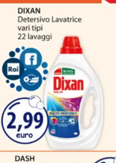 Dixan Detersivo Lavatrice