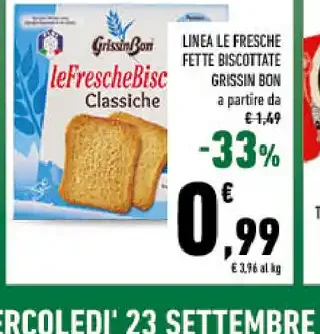 Fette biscottate Le Fresche Biscottate Grissin Bon