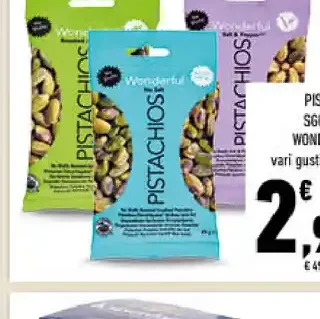 Pistacchi sgusciati Wonderful