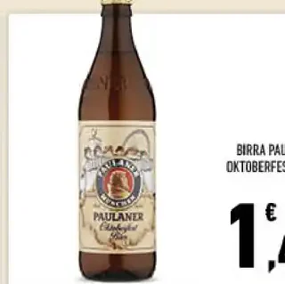 Birra Paulaner Oktoberfest Bier