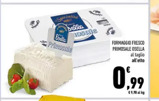 Formaggio fresco Prim osale Osella