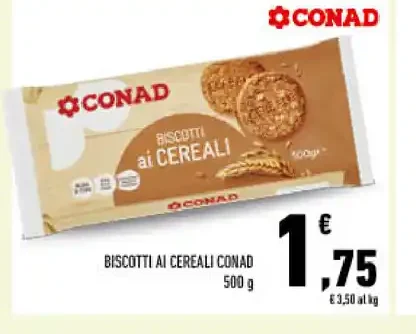 Biscotti ai cereali Conad