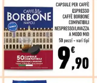 Capsule caffè Borbone