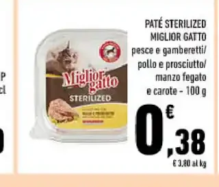 Paté sterilizzato Miglior Gatto