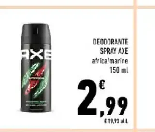 Deodorante spray Axe
