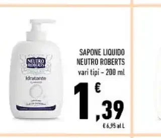 Sapone liquido Neutro Roberts
