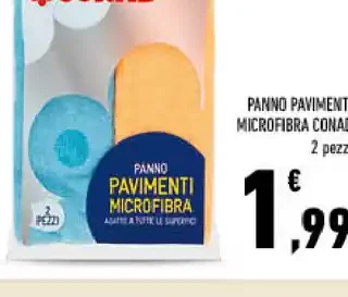 Panno pavimenti microfibra Conad