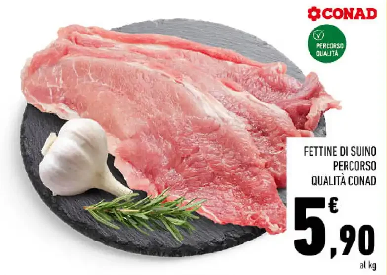 Fettine di suino