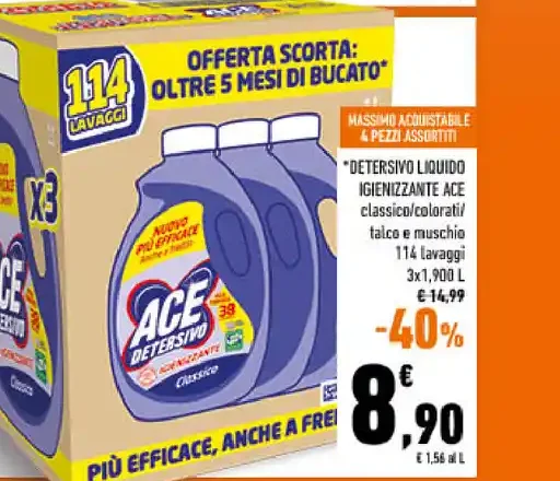 Detersivo liquido Ace