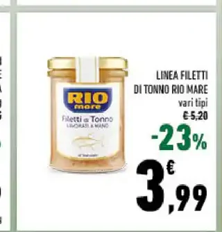 Filetti di tonno Rio Mare