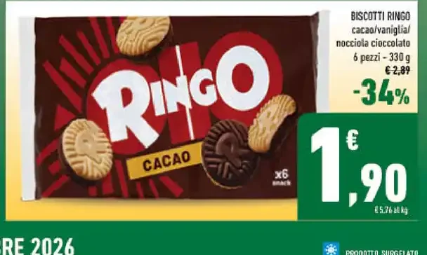 Biscotti Ringo cacao