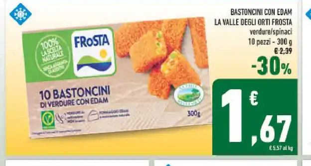 Bastoncini di verdure con Edam