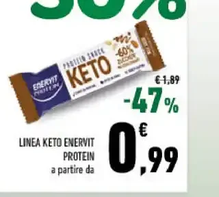 Barretta proteica linea Keto