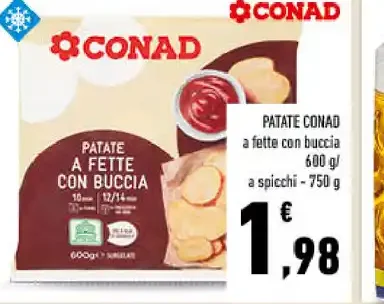 Patate a fette con buccia