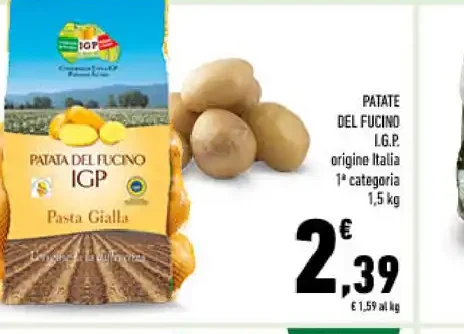 Patate del Fucino IGP