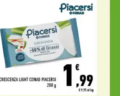 Crescenza light Conad Piacersi