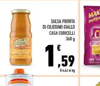 Salsa pronta di ciliegino giallo Casa Morana