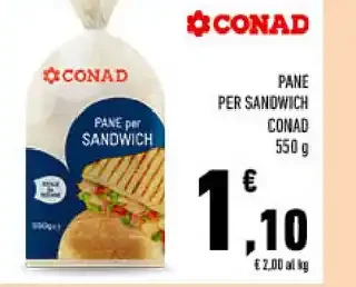 Pane per sandwich