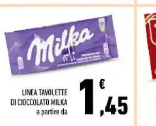 Tavolette di cioccolato Milka