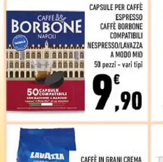 Capsule caffè Borbone compatibili