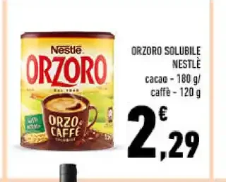 Orzo solubile