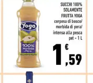 Succo 100% mela e pera
