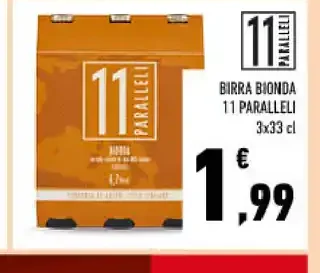 Birra bionda 11 Paralleli