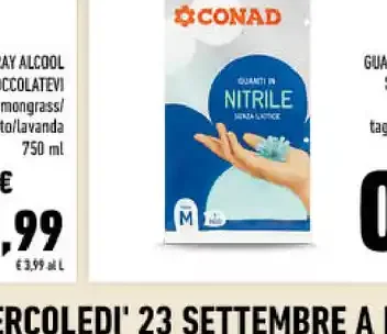 Guanti in nitrile Conad
