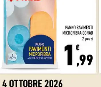 Panno pavimenti microfibra Conad