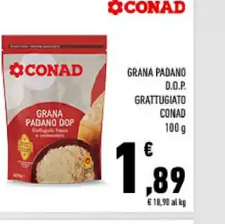 Grana Padano DOP grattugiato