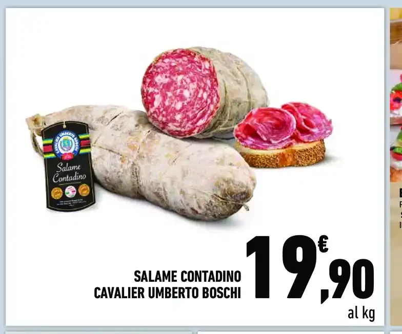 Salame contadino Cavalier Umberto Boschi