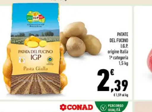 Patate del Fucino IGP