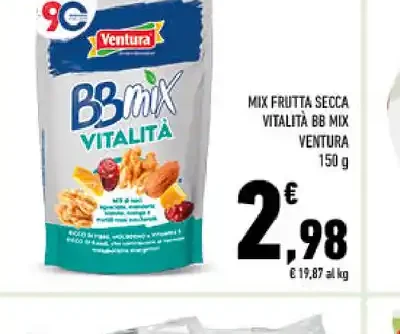 Mix frutta secca Vitalità BB Mix Ventura
