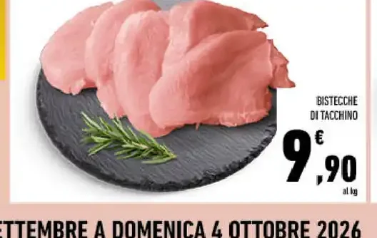 Bistecche di tacchino