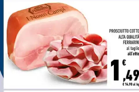Prosciutto cotto Alta Qualità Ferrarini