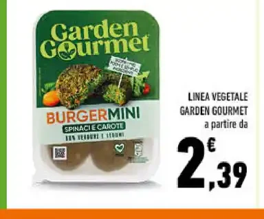 Burger mini vegetali Garden Gourmet
