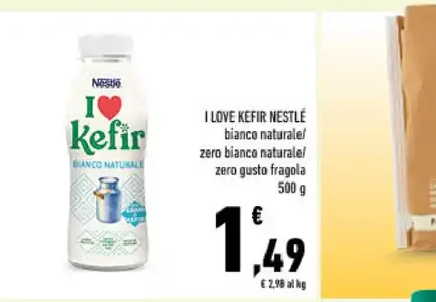 Kefir bianco naturale Nestlé I Love Kefir