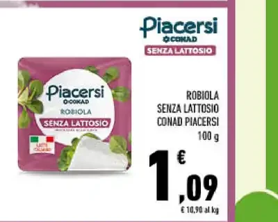 Robiola senza lattosio Conad Piacersi