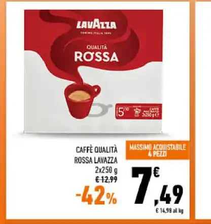 Caffè qualità Rossa Lavazza