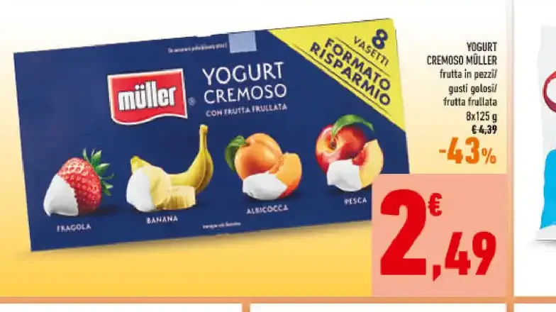 Yogurt cremoso Müller