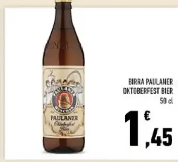 Birra Paulaner Oktoberfest Bier
