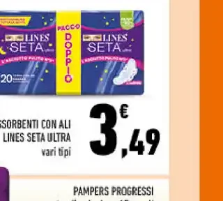 Assorbenti Lines Seta Ultra