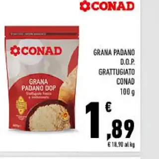 Grana Padano grattugiato