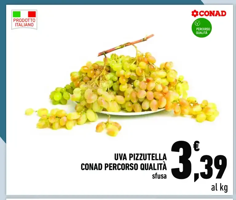 Uva pizzutella Conad