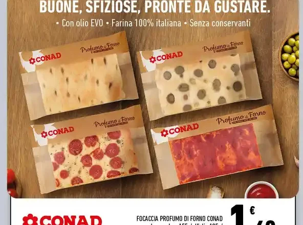 Focaccia Profumo di Forno Conad