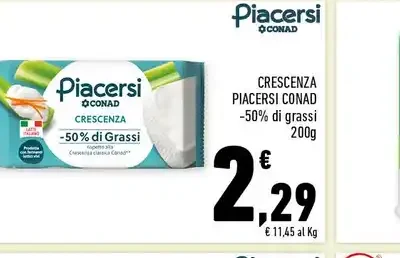 Crescenza Piacersi Conad
